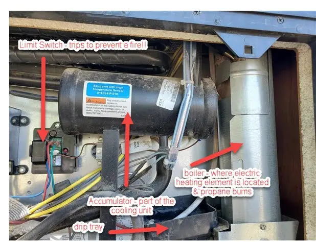 furrion 12v fridge not cooling